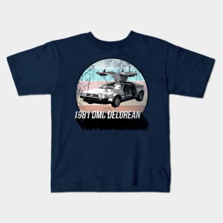 1981  DMC DeLorean Kids T-Shirt